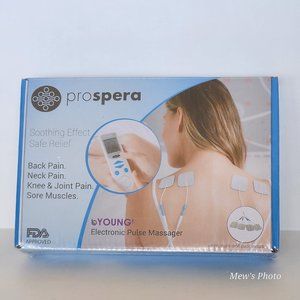 Prospera Electronic Pulse Massager; Soothing Effect Safe Relief